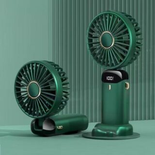 1200mAh 5 Levels USB Folding Fans With Phone Holder